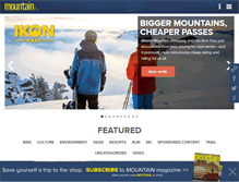 Tablet Screenshot of mountainonline.com
